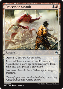 Processor Assault (Battle for Zendikar) Light Play Foil