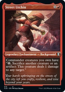 Street Urchin (Etched Foil) (Commander Legends: Battle for Baldur's Gate) Near Mint Foil