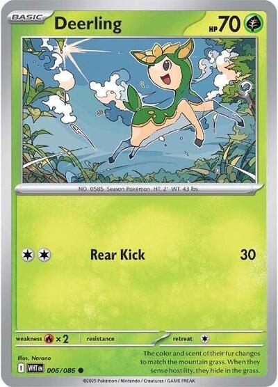 Deerling (SV: White Flare) Near Mint