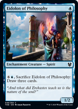 Eidolon of Philosophy (Theros Beyond Death) Light Play Foil