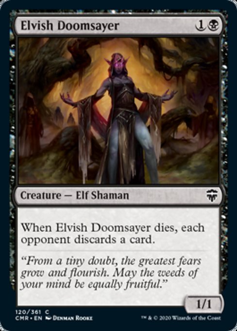 Elvish Doomsayer (Commander Legends) Light Play Foil