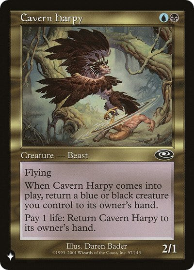 Cavern Harpy (The List) Near Mint