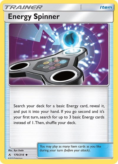 Energy Spinner (SM - Unbroken Bonds) Near Mint