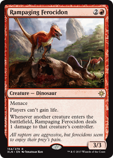 Rampaging Ferocidon (Ixalan) Light Play