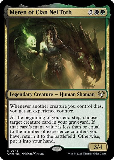 Meren of Clan Nel Toth (Commander Masters) Light Play