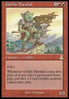 Goblin Marshal (Urza's Destiny) Light Play