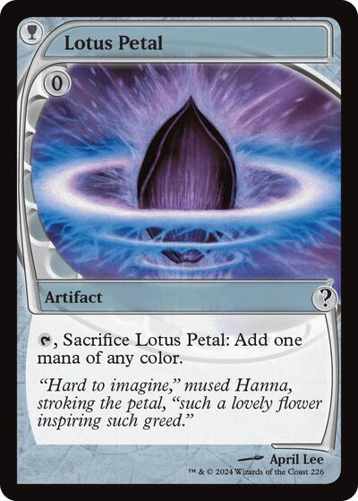 Lotus Petal (Future Sight) (Mystery Booster 2) Near Mint Foil