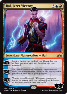 Ral, Izzet Viceroy (Guilds of Ravnica) Light Play Foil