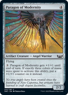 Paragon of Modernity (Streets of New Capenna) Light Play Foil