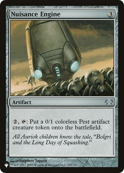 Nuisance Engine (The List) Light Play