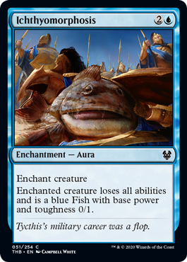 Ichthyomorphosis (Theros Beyond Death) Light Play Foil