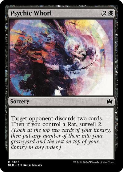 Psychic Whorl (Bloomburrow) Near Mint Foil