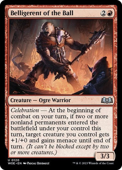 Belligerent of the Ball (Wilds of Eldraine) Light Play Foil