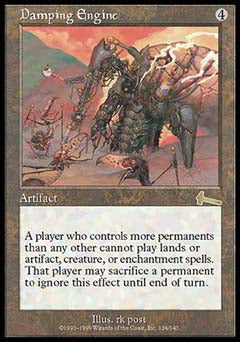 Damping Engine (Urza's Legacy) Light Play