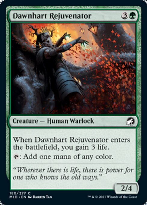 Dawnhart Rejuvenator (Innistrad: Midnight Hunt) Light Play Foil