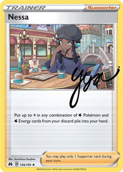 Nessa (Crown Zenith) Near Mint Holofoil
