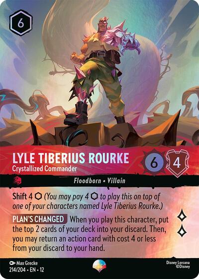Lyle Tiberius Rourke - Crystallized Commander (Epic) (Wilds Unknown) Near Mint Holofoil