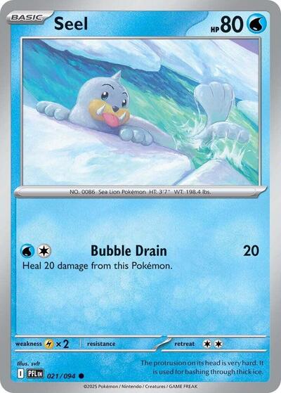 Seel (ME02: Phantasmal Flames) Near Mint Reverse Holofoil