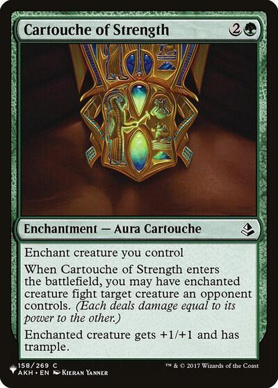 Cartouche of Strength (The List) Near Mint