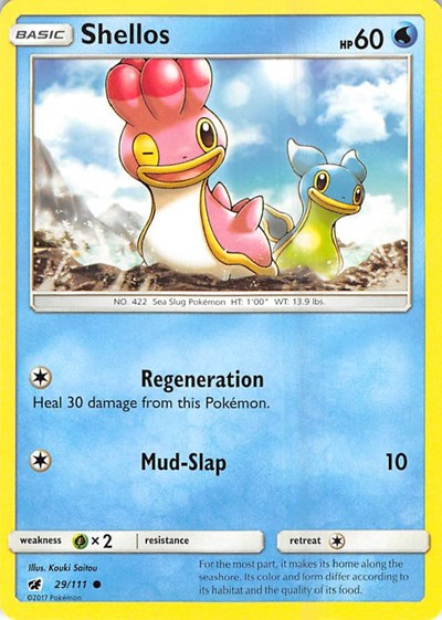 Shellos (SM - Crimson Invasion) Near Mint Reverse Holofoil