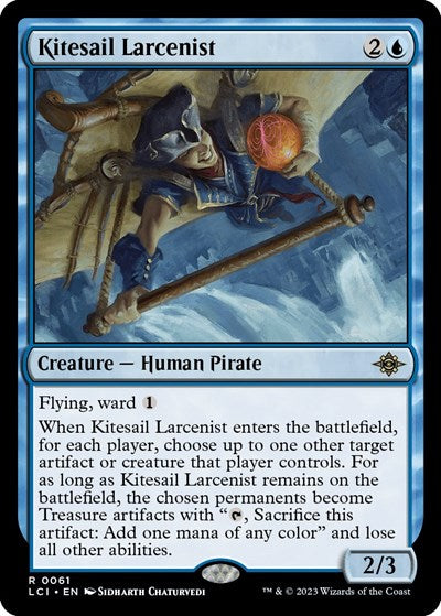 Kitesail Larcenist (The Lost Caverns of Ixalan) Light Play Foil