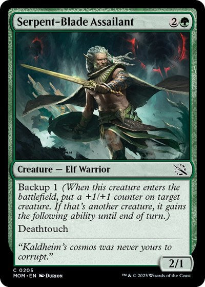 Serpent-Blade Assailant (March of the Machine) Light Play Foil