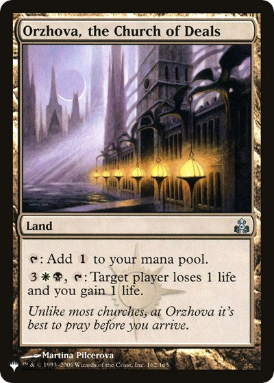 Orzhova, the Church of Deals (The List) Light Play