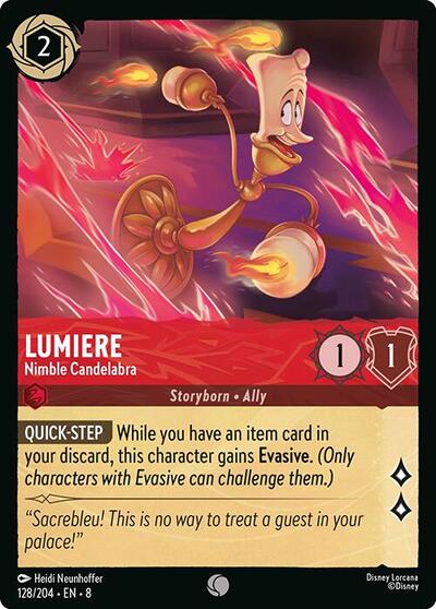 Lumiere - Nimble Candelabra (Reign of Jafar) Near Mint