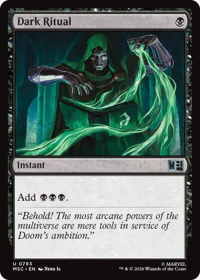 Dark Ritual (Commander: Marvel Super Heroes) Near Mint