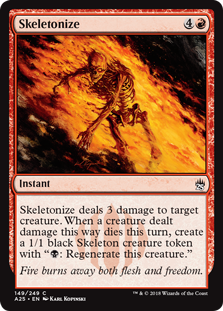 Skeletonize (Masters 25) Light Play Foil