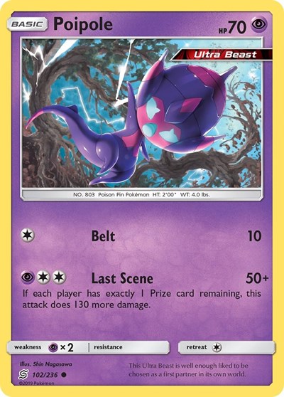 Poipole (SM - Unified Minds) Near Mint Reverse Holofoil