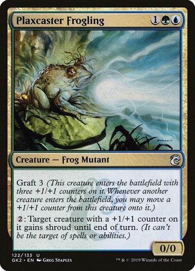 Plaxcaster Frogling (Ravnica Allegiance: Guild Kits) Light Play