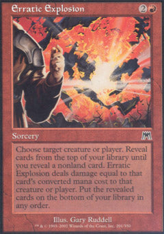 Erratic Explosion (Onslaught) Light Play