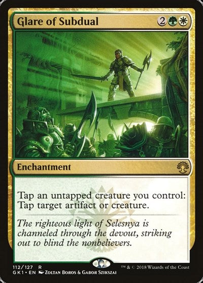 Glare of Subdual (Guilds of Ravnica: Guild Kits) Light Play