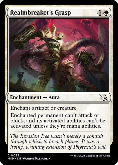 Realmbreaker's Grasp (March of the Machine) Light Play Foil