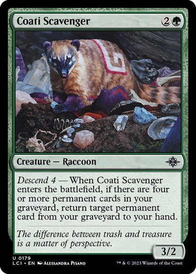 Coati Scavenger (The Lost Caverns of Ixalan) Near Mint Foil