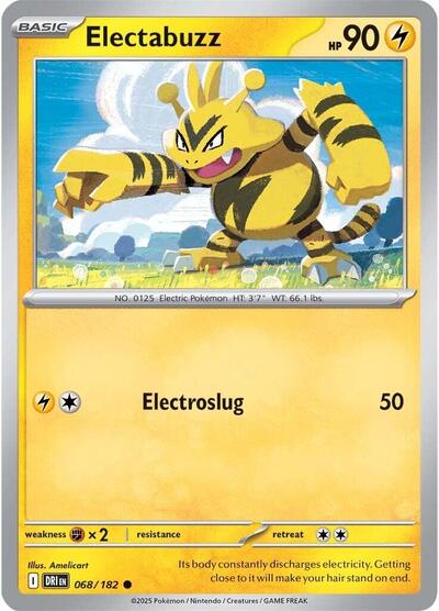 Electabuzz (SV10: Destined Rivals) Near Mint Reverse Holofoil