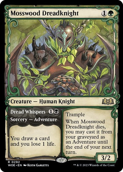 Mosswood Dreadknight (Showcase) (Wilds of Eldraine) Near Mint Foil