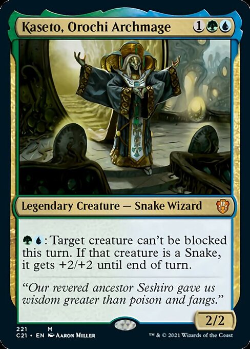 Kaseto, Orochi Archmage (Commander 2021 Strixhaven) Light Play