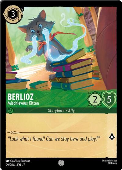 Berlioz - Mischievous Kitten (Archazia's Island) Near Mint