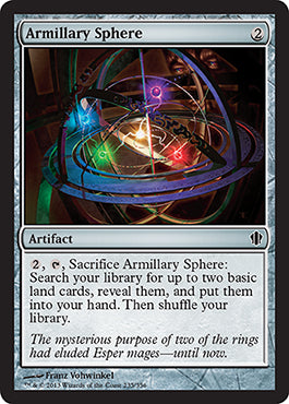 Armillary Sphere (Commander 2013 Edition) Light Play