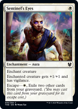 Sentinel's Eyes (Theros Beyond Death) Light Play Foil