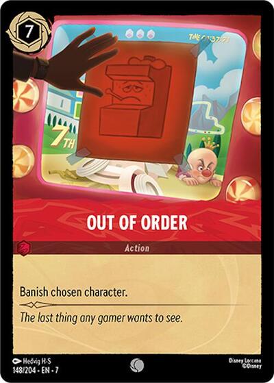 Out of Order (Archazia's Island) Near Mint