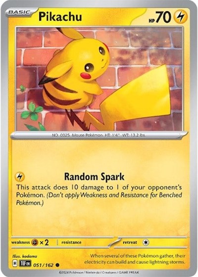 Pikachu (SV05: Temporal Forces) Near Mint