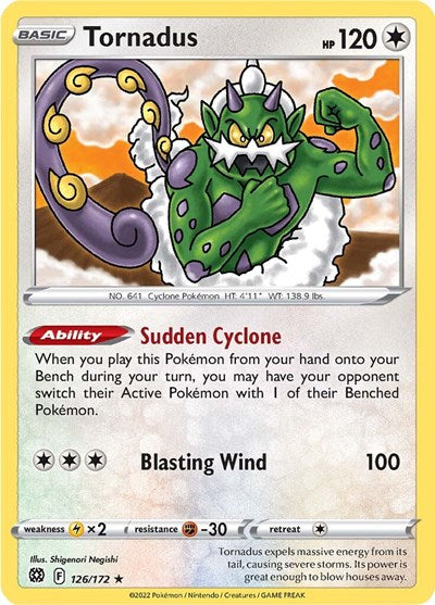 Tornadus (SWSH09: Brilliant Stars) Near Mint