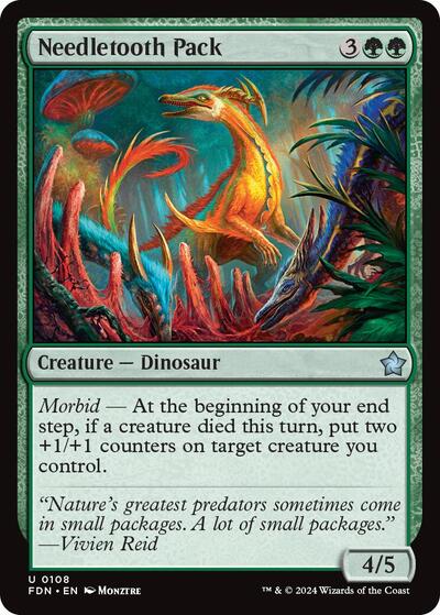 Needletooth Pack (Foundations) Near Mint Foil