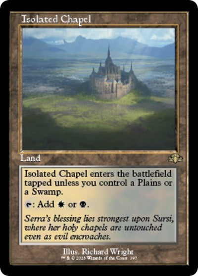 Isolated Chapel (Retro Frame) (Dominaria Remastered) Light Play