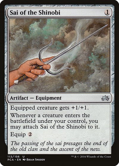 Sai of the Shinobi (Planechase Anthology) Light Play