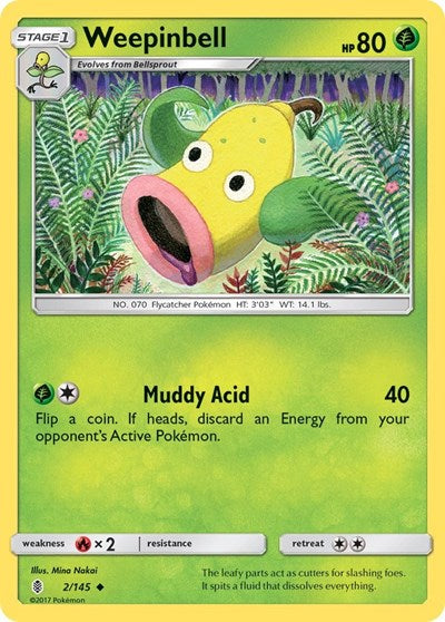 Weepinbell (SM - Guardians Rising) Near Mint