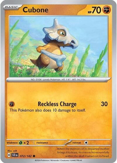Cubone (SV07: Stellar Crown) Near Mint